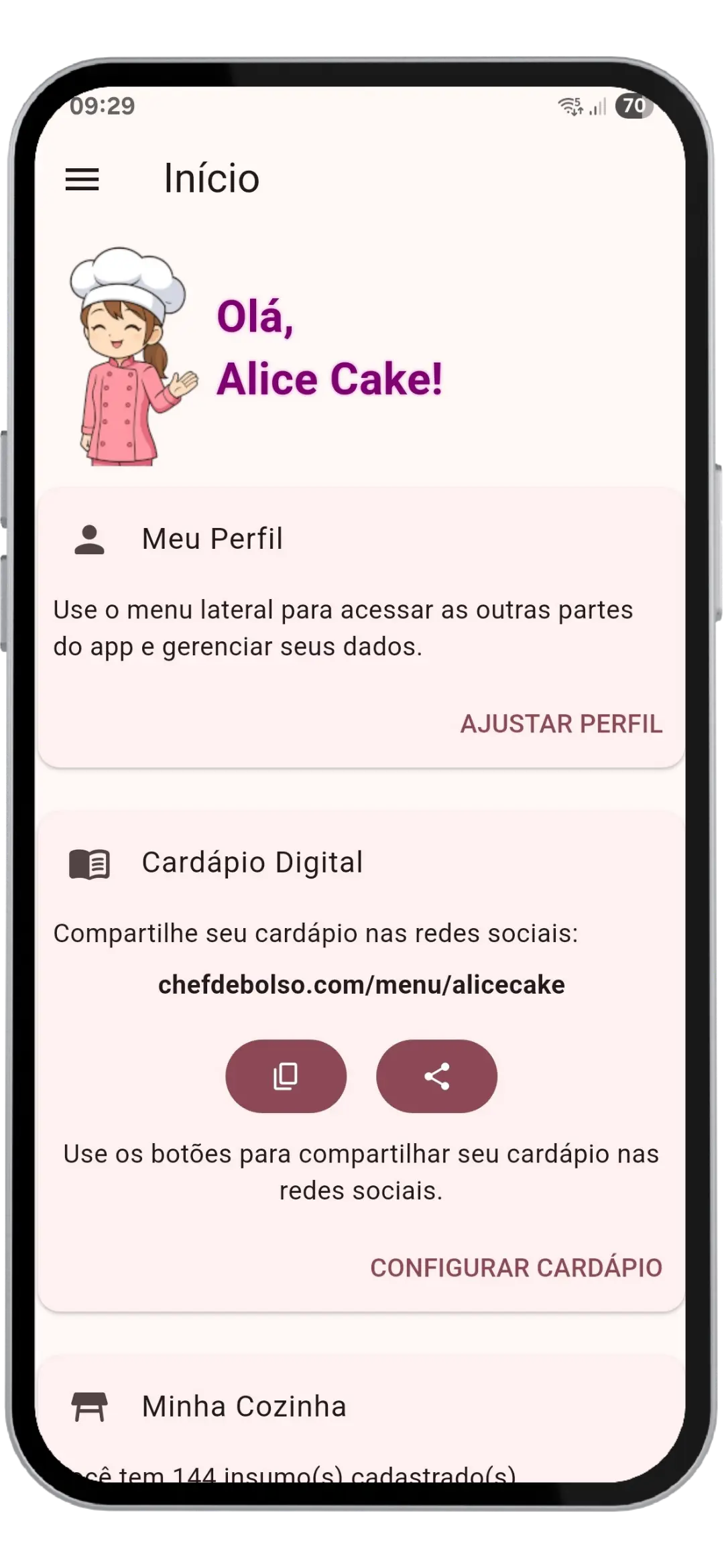 Chef de Bolso